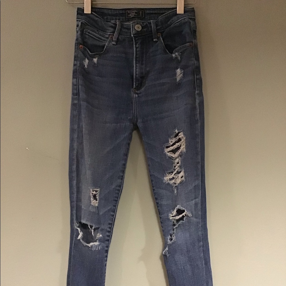 High Rise Ankle Jeans